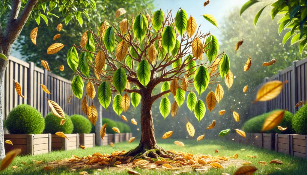 花桃の葉が落ちるのは正常?異常?