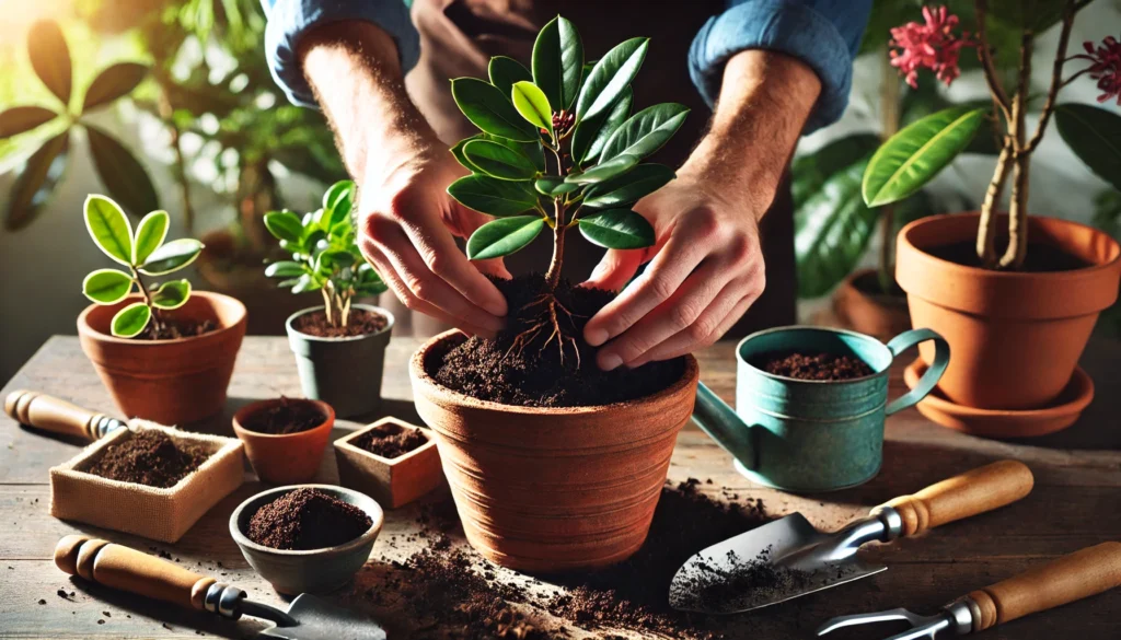 万両の植え替え時期の選び方と注意点